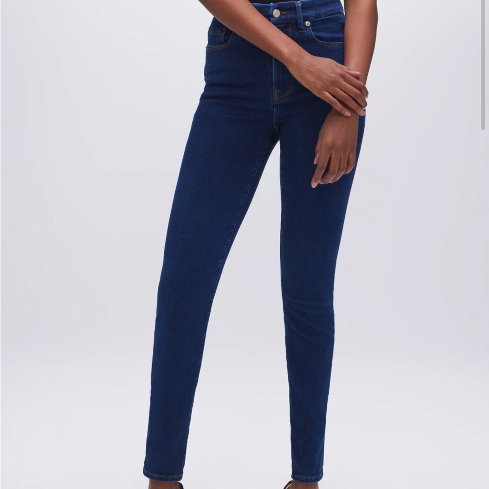 GOOD AMERICAN GOOD WAIST ALWAYS FITS SKINNY JEANS
